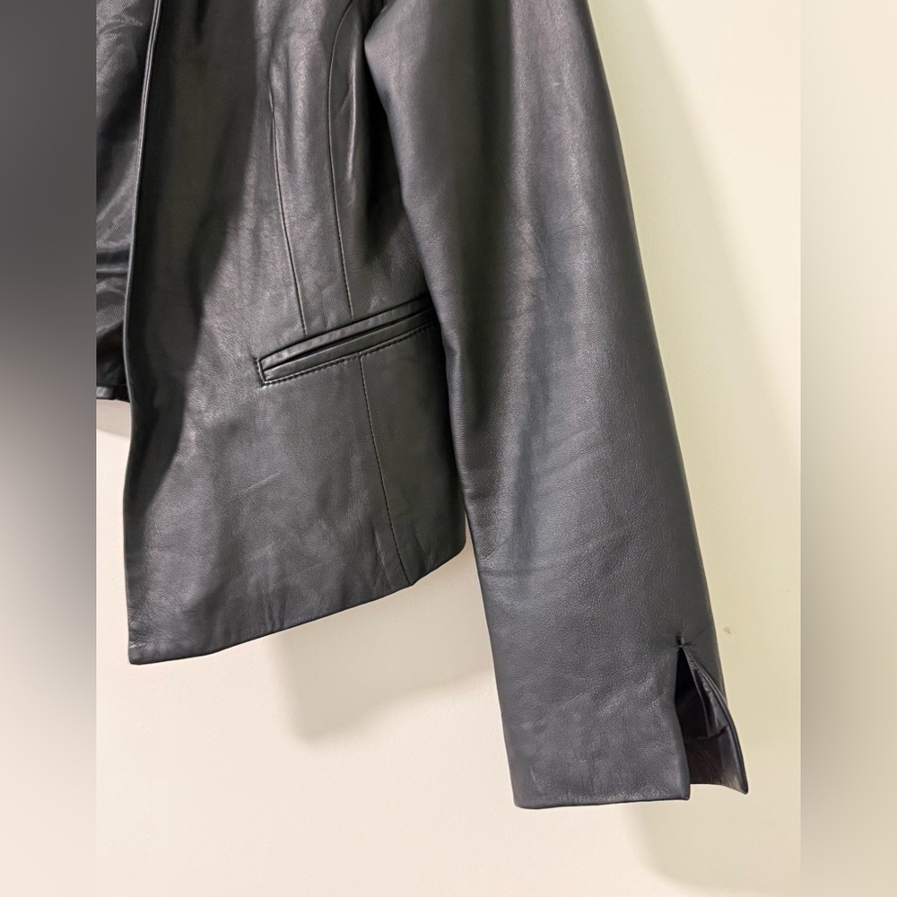 Joe’s Collection Lamb Leather Black Jacket Size S - Picture 6 of 15